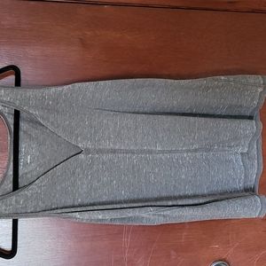 Caslon tank in Heather Gray, notched v- neck, size Large